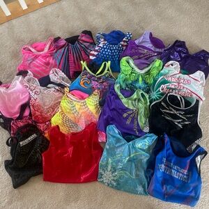Adult small gymnastics leotards